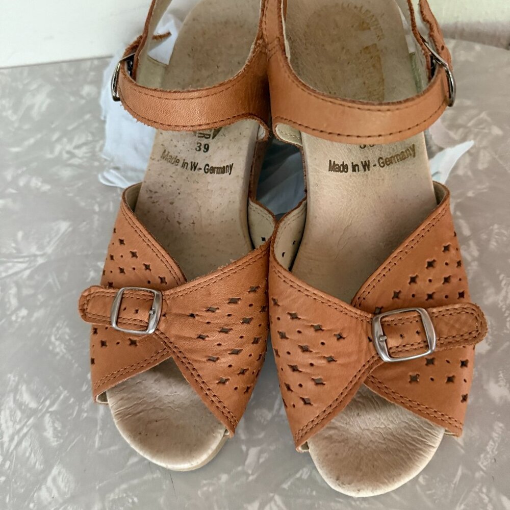 worishofer 39/us 8-8.5 sandals tan girlhoodcore orthodic made in germany